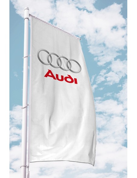 Pennone portabandiera metri 5 con banner rotante e pomo