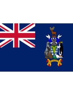 Bandiera della Georgia del Sud e isole Sandwich meridionali