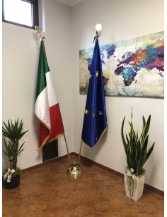 Kit bandiere da interno a 2 posti Oro