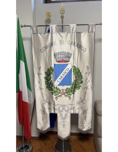 Gonfalone Stampato Comuni con code