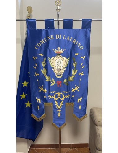 Gonfalone Stampato Comuni con code