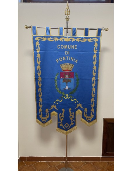 Gonfalone Stampato Comuni con code