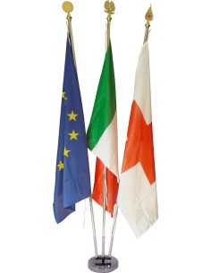 Kit bandiere da interno a 3 posti Croce Rossa