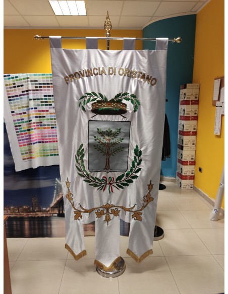 Gonfalone Ricamato Comuni (con code)