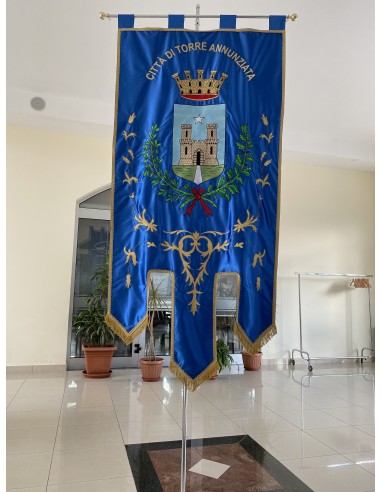 Gonfalone Ricamato Comuni (con code)