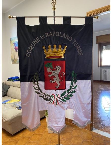 Gonfalone Ricamato Comuni (con code)
