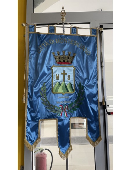 Gonfalone Ricamato Comuni (con code)