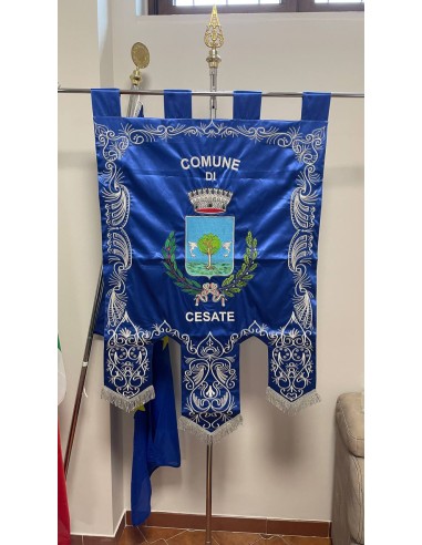 Gonfalone Ricamato Comuni (con code)