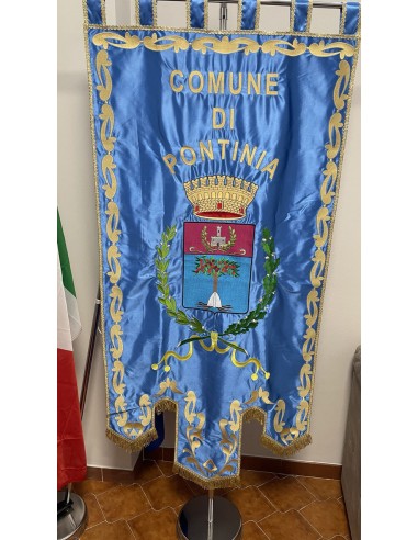 Gonfalone Ricamato Comuni (con code)