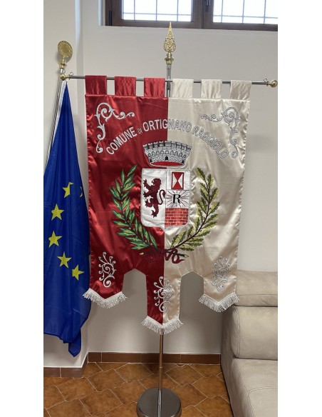 Gonfalone Ricamato Comuni (con code)