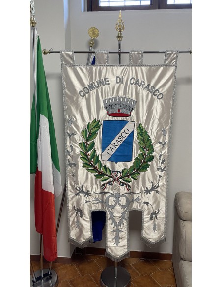 Gonfalone Ricamato Comuni (con code)