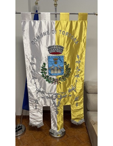 Gonfalone Ricamato Comuni (con code)