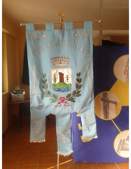 Gonfalone Ricamato Comuni (con code)