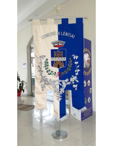 Gonfalone Ricamato Comuni (con code)