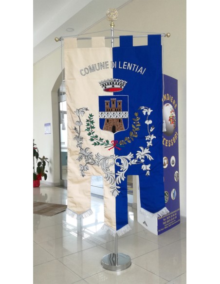 Gonfalone Ricamato Comuni (con code)