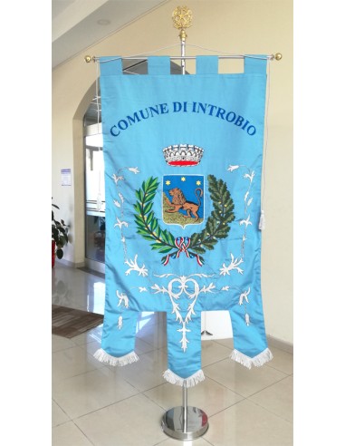 Gonfalone Ricamato Comuni (con code)