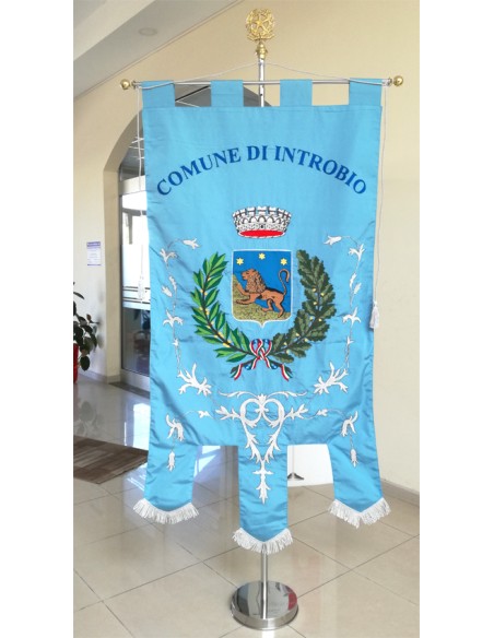 Gonfalone Ricamato Comuni (con code)