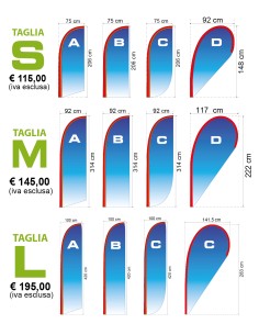 Bandiera a Vela o Goccia 2