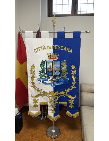 Gonfalone Ricamato Comuni (con code)