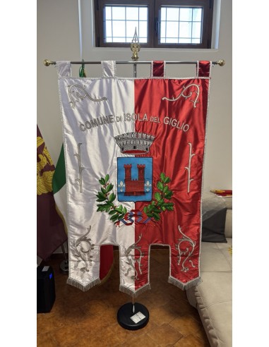 Gonfalone Ricamato Comuni (con code)