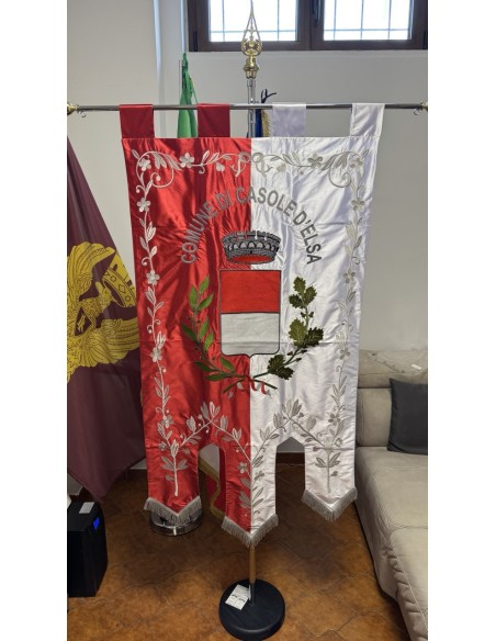 Gonfalone Ricamato Comuni (con code)