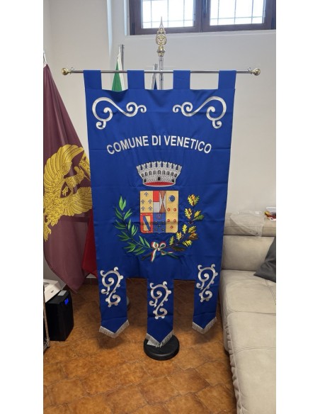 Gonfalone Ricamato Comuni (con code)