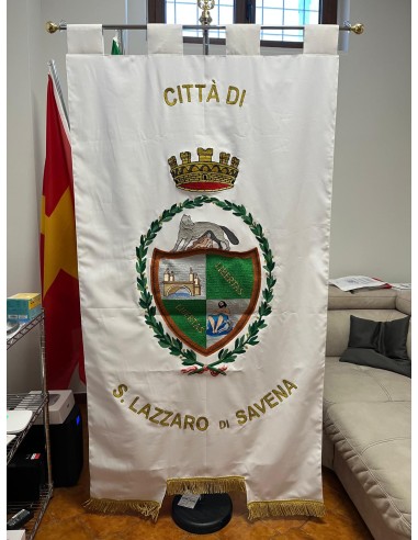 Gonfalone Ricamato Comuni (con code)