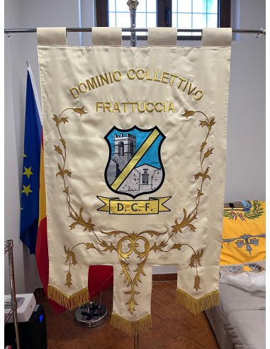 Gonfalone Ricamato Comuni (con code)