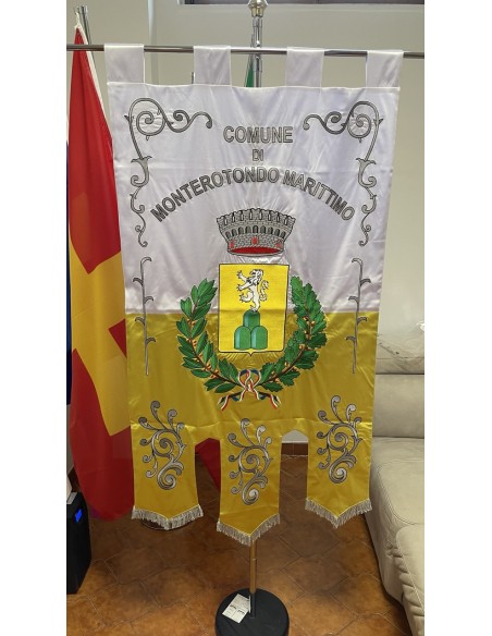 Gonfalone Ricamato Comuni (con code)