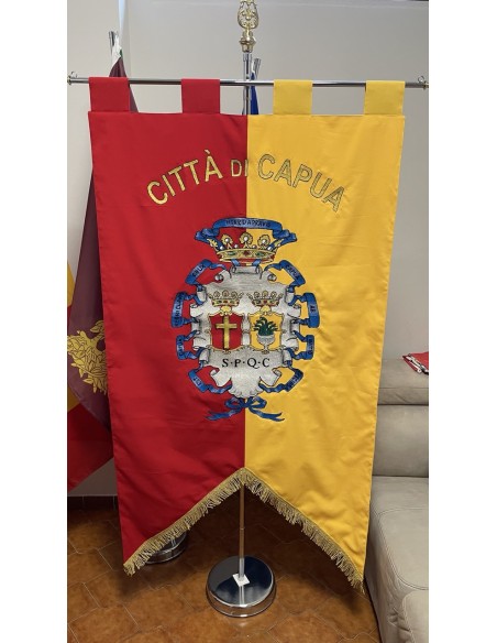 Gonfalone Ricamato Comuni (con code)