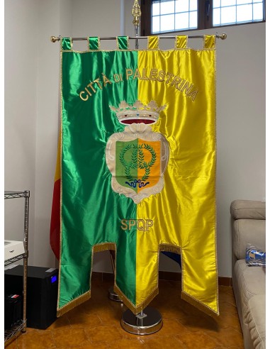 Gonfalone Ricamato Comuni (con code)