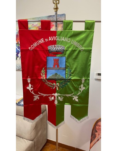 Gonfalone Ricamato Comuni (con code)