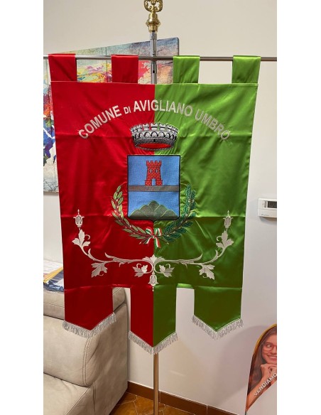 Gonfalone Ricamato Comuni (con code)