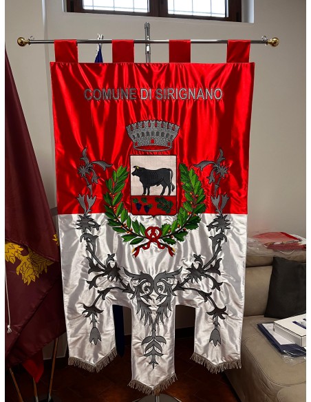 Gonfalone Ricamato Comuni (con code)