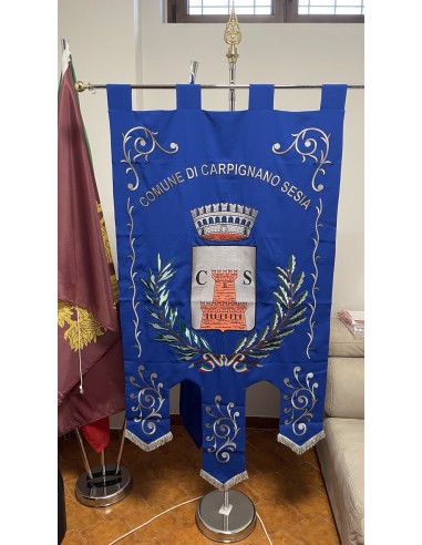 Gonfalone Ricamato Comuni (con code)