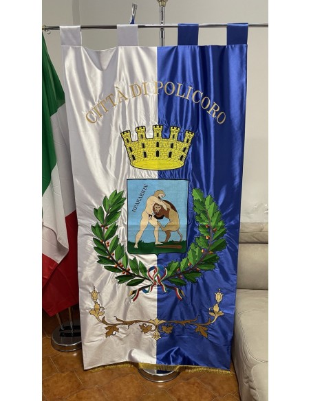 Gonfalone Ricamato Comuni (con code)