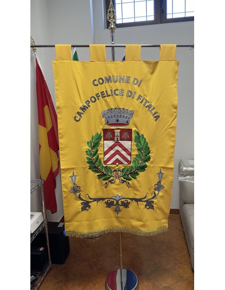 Gonfalone Ricamato Comuni (con code)