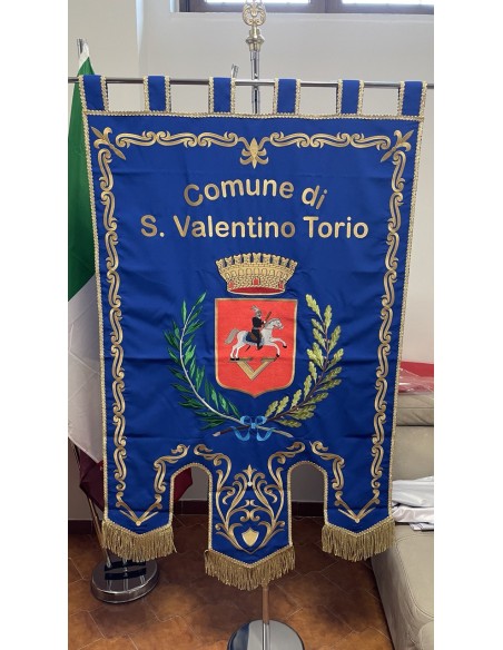Gonfalone Ricamato Comuni (con code)