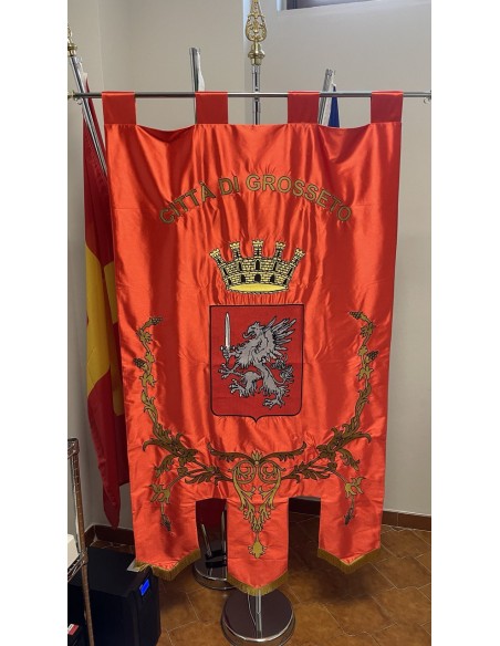 Gonfalone Ricamato Comuni (con code)