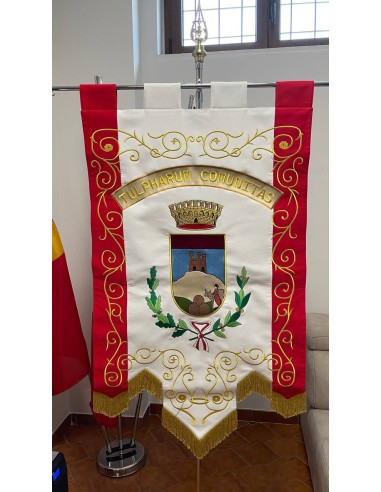 Gonfalone Ricamato Comuni (con code)