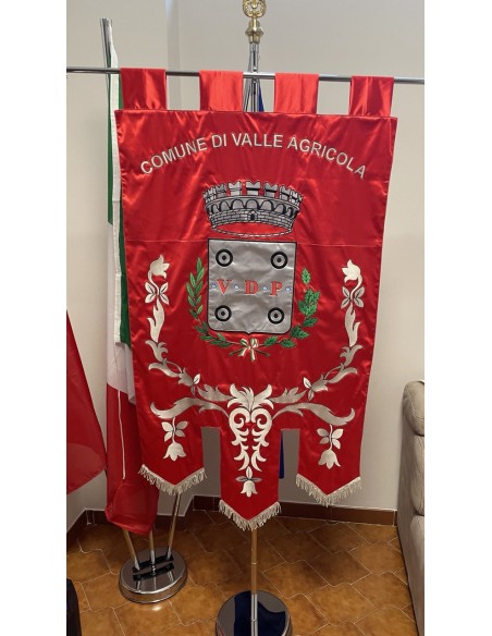 Gonfalone Ricamato Comuni (con code)