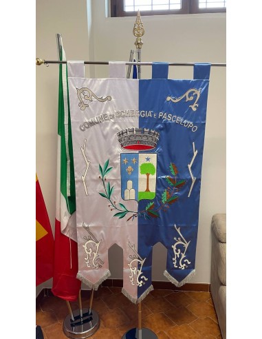 Gonfalone Ricamato Comuni (con code)