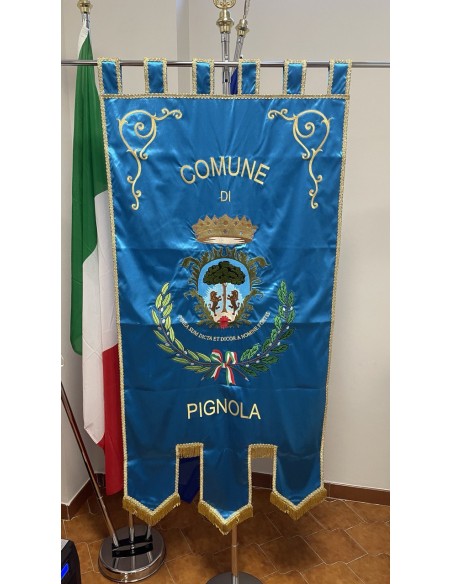 Gonfalone Ricamato Comuni (con code)
