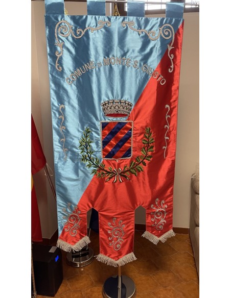 Gonfalone Ricamato Comuni (con code)