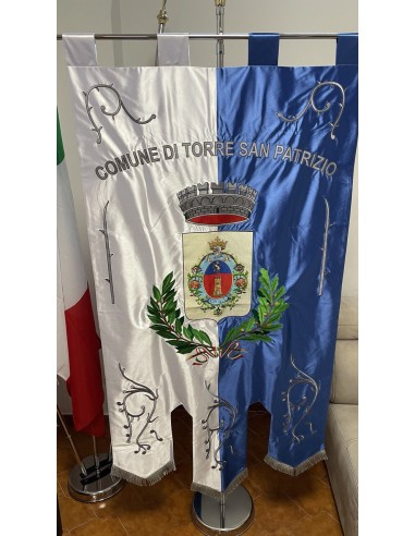 Gonfalone Ricamato Comuni (con code)