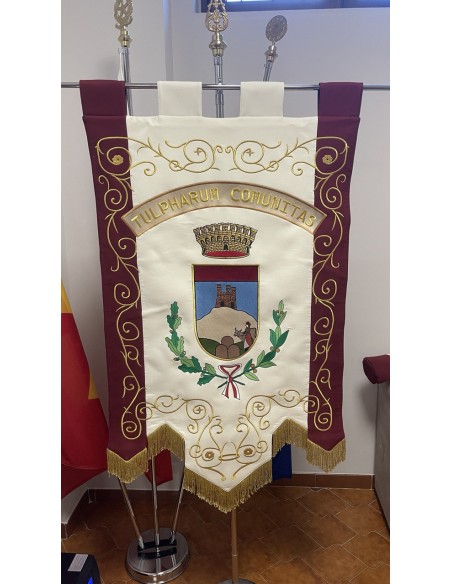 Gonfalone Ricamato Comuni (con code)