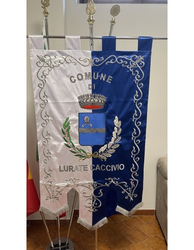 Gonfalone Ricamato Comuni (con code)