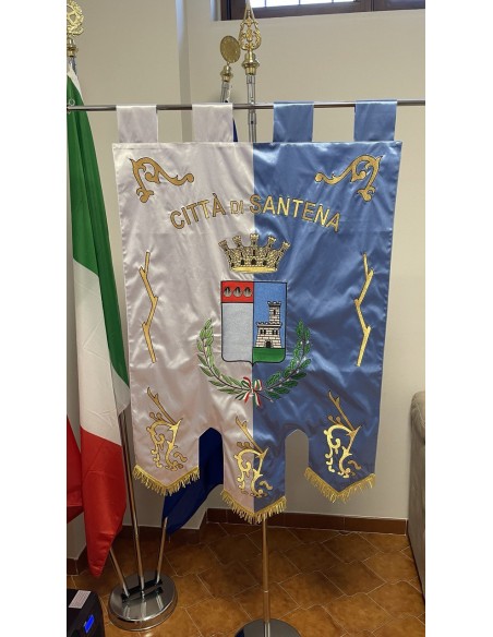 Gonfalone Ricamato Comuni (con code)