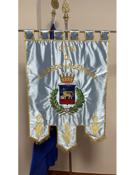 Gonfalone Ricamato Comuni (con code)