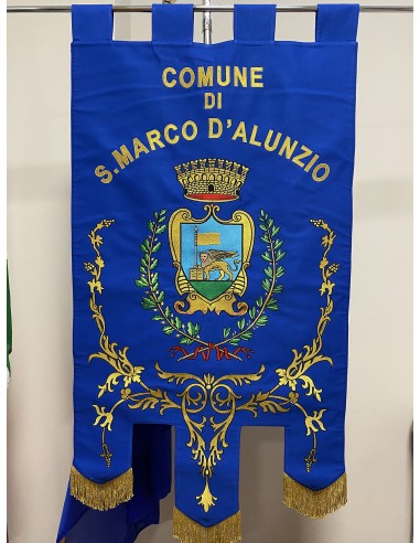 Gonfalone Ricamato Comuni (con code)